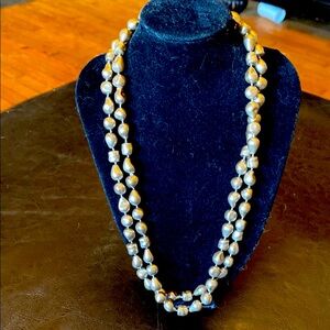 Baroque Brown Pearl Necklace with Unique Irregular Shapes